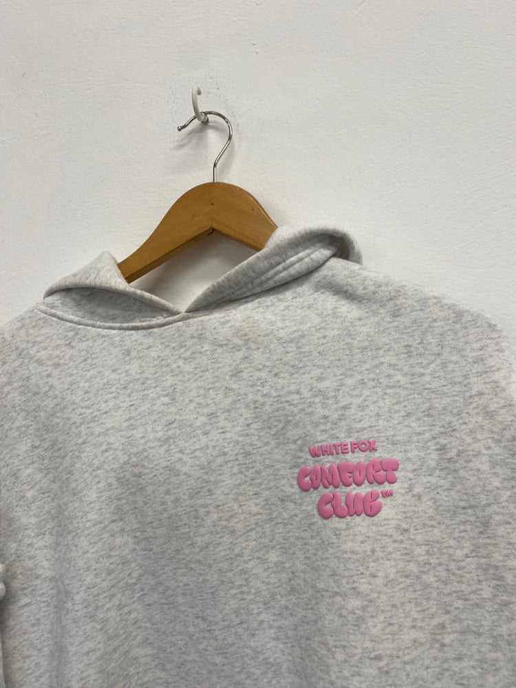 Fabulous White Fox Tracksuit UK M/L Grey hoodie jogger MK482