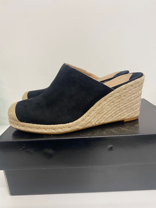 Fabulous Lauren Ralph Lauren Espadrille wedge Shoes UK6 Black LS490