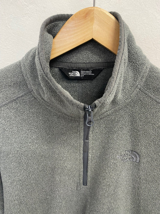 Fabulous The North Face Jumper 3/4zip fleece UK S Grey KH001