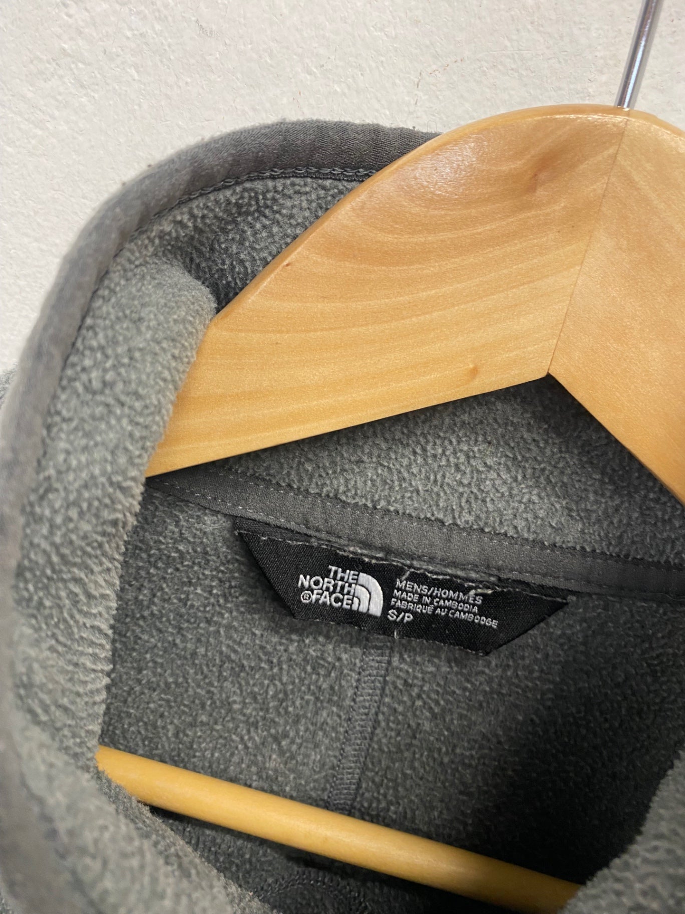 Fabulous The North Face Jumper 3/4zip fleece UK S Grey KH001