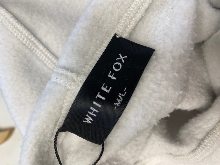 Fabulous White Fox Tracksuit UK M/L Grey hoodie jogger MK482