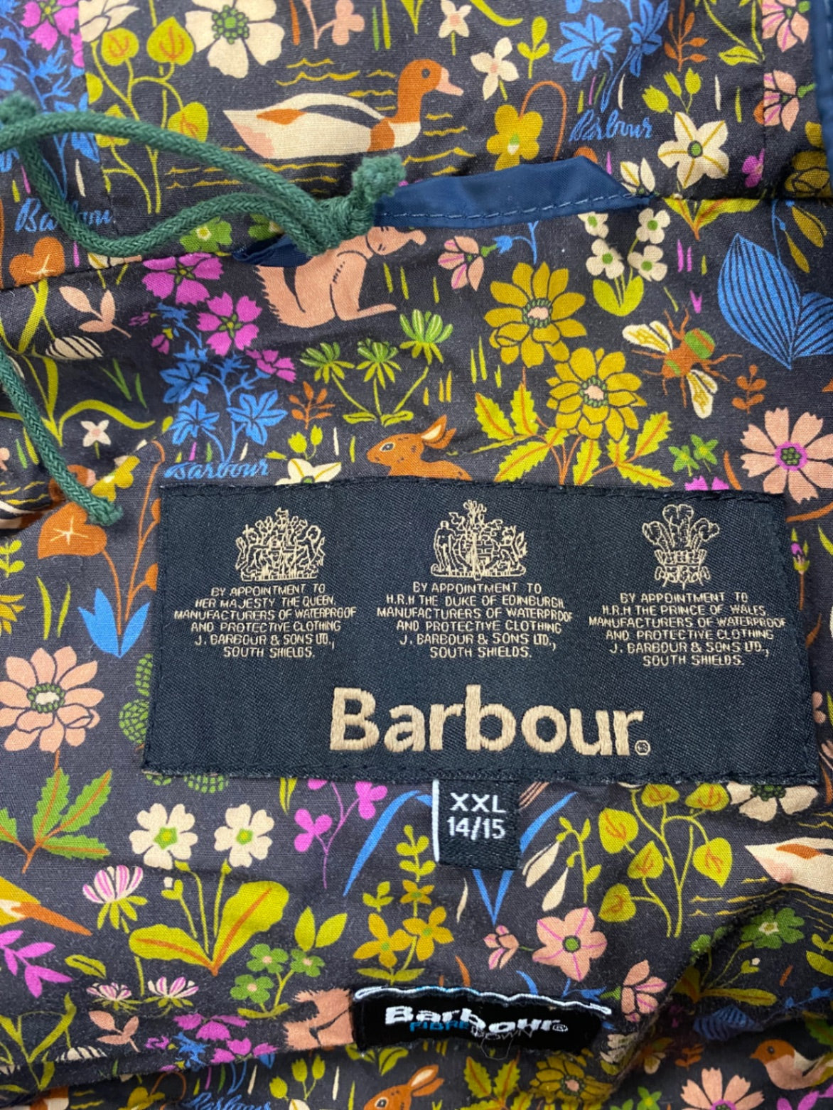 Fabulous Barbour Beresford Puffer Jacket Age 14 Navy Blue Cosy MK482