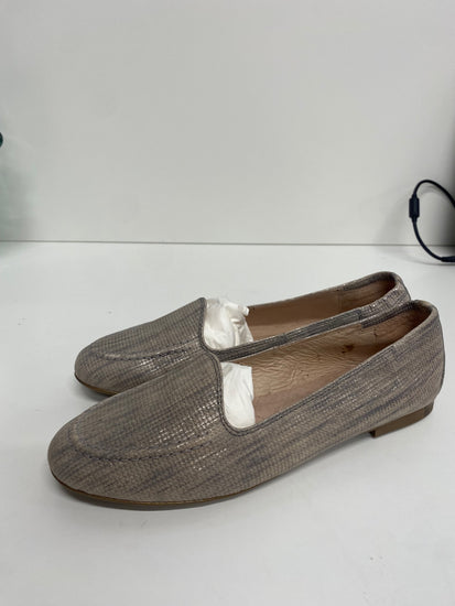 Fabulous Hispanitas shimmer beige leather Loafers UK5 LS490