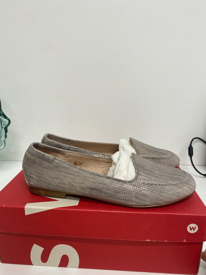 Fabulous Hispanitas shimmer beige leather Loafers UK5 LS490