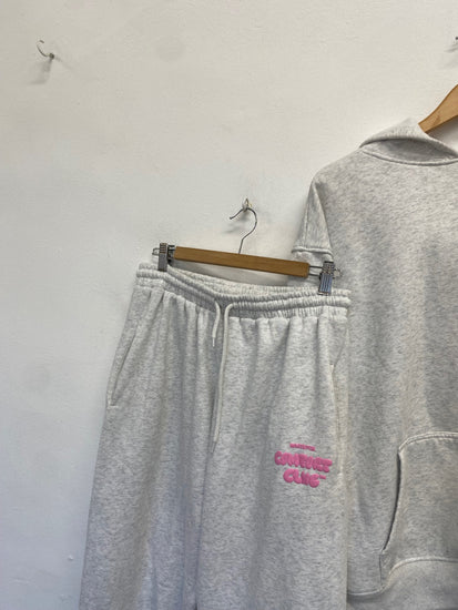 Fabulous White Fox Tracksuit UK M/L Grey hoodie jogger MK482