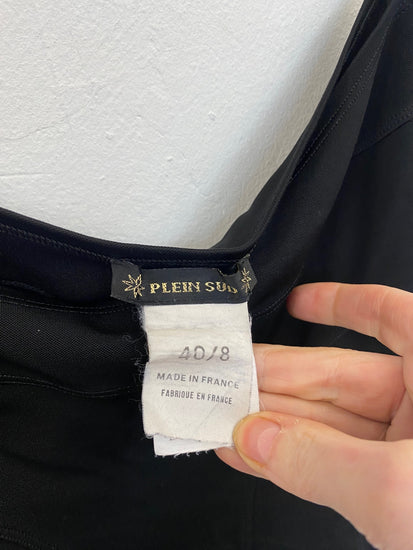 Fabulous Plein Sud corset shaped Top UK12 Black Cami GM143