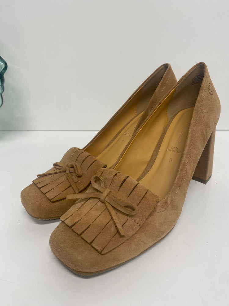 Fabulous Gerry Weber fringe tassel heeled Pumps UK6 Brown VG491