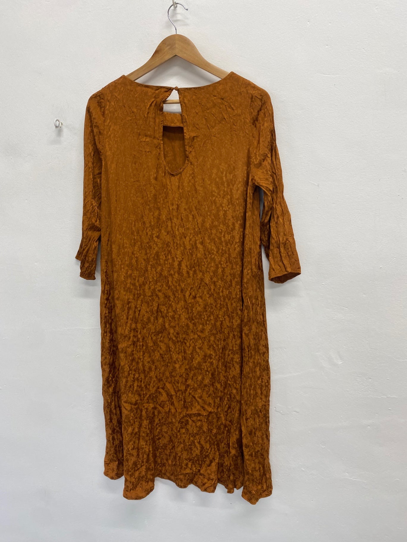 Fabulous Sezane tinsley Midi Dress Uk 10 Bronze MW492