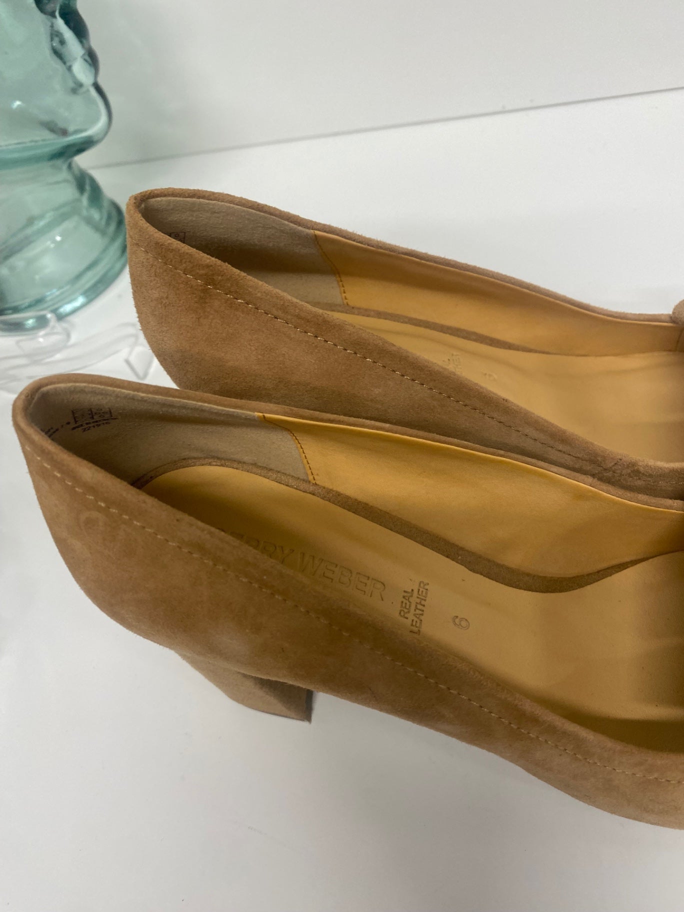 Fabulous Gerry Weber fringe tassel heeled Pumps UK6 Brown VG491