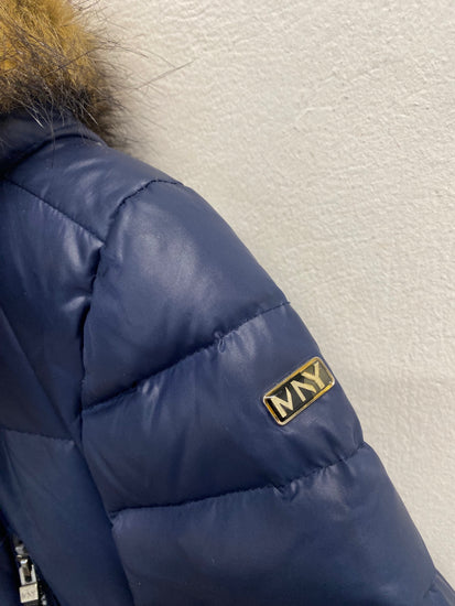 Fabulous Andrew marc Puffer Jacket UK L Navy Blue VG491