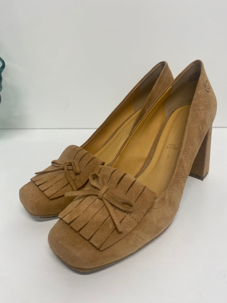 Fabulous Gerry Weber fringe tassel heeled Pumps UK6 Brown VG491