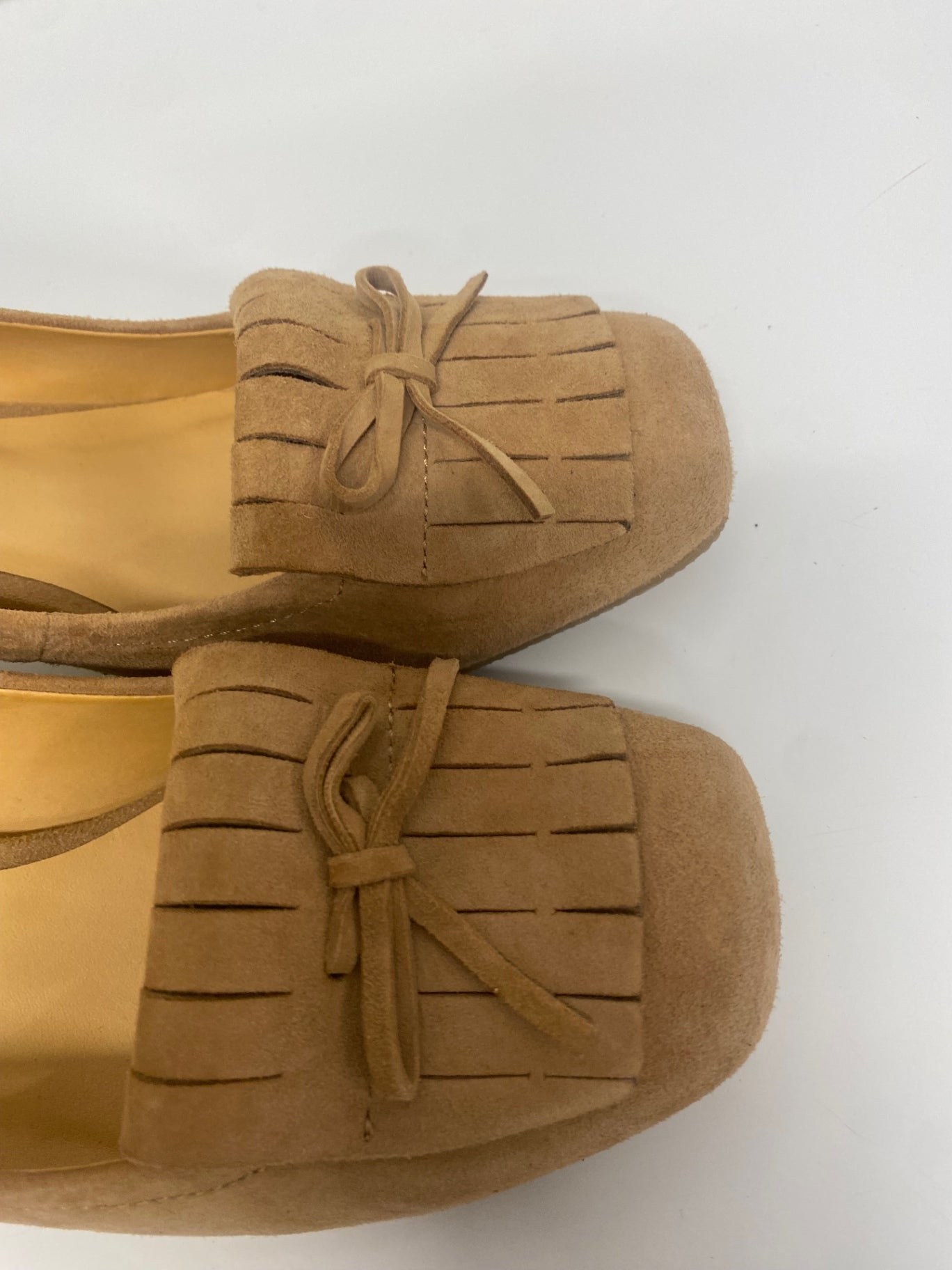 Fabulous Gerry Weber fringe tassel heeled Pumps UK6 Brown VG491