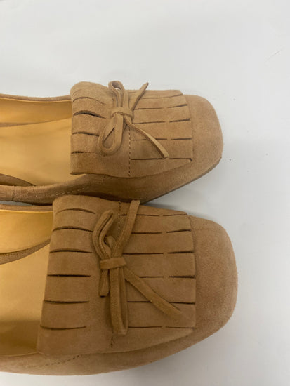 Fabulous Gerry Weber fringe tassel heeled Pumps UK6 Brown VG491