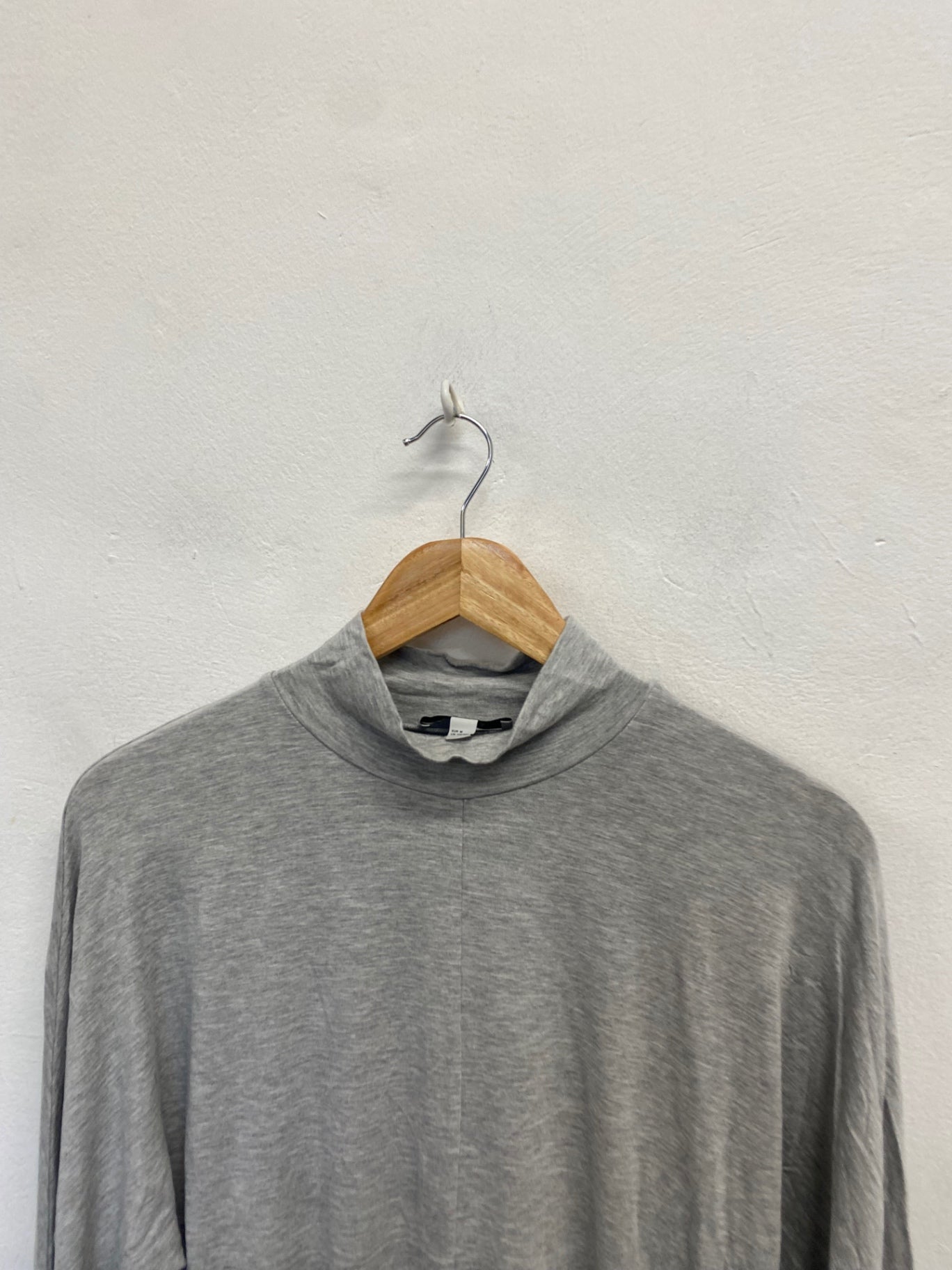 Fabulous Cos Long sleeve top UK M Grey turtleneck VG491