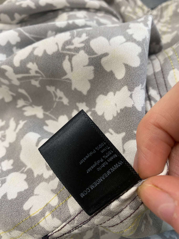 Fabulous ME+EM racer back floral Top Uk10 Black Yellow MW492