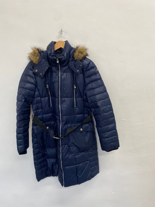 Fabulous Andrew marc Puffer Jacket UK L Navy Blue VG491