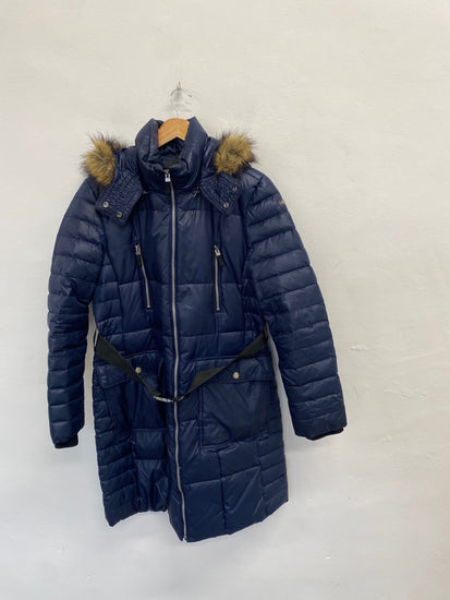 Fabulous Andrew marc Puffer Jacket UK L Navy Blue VG491