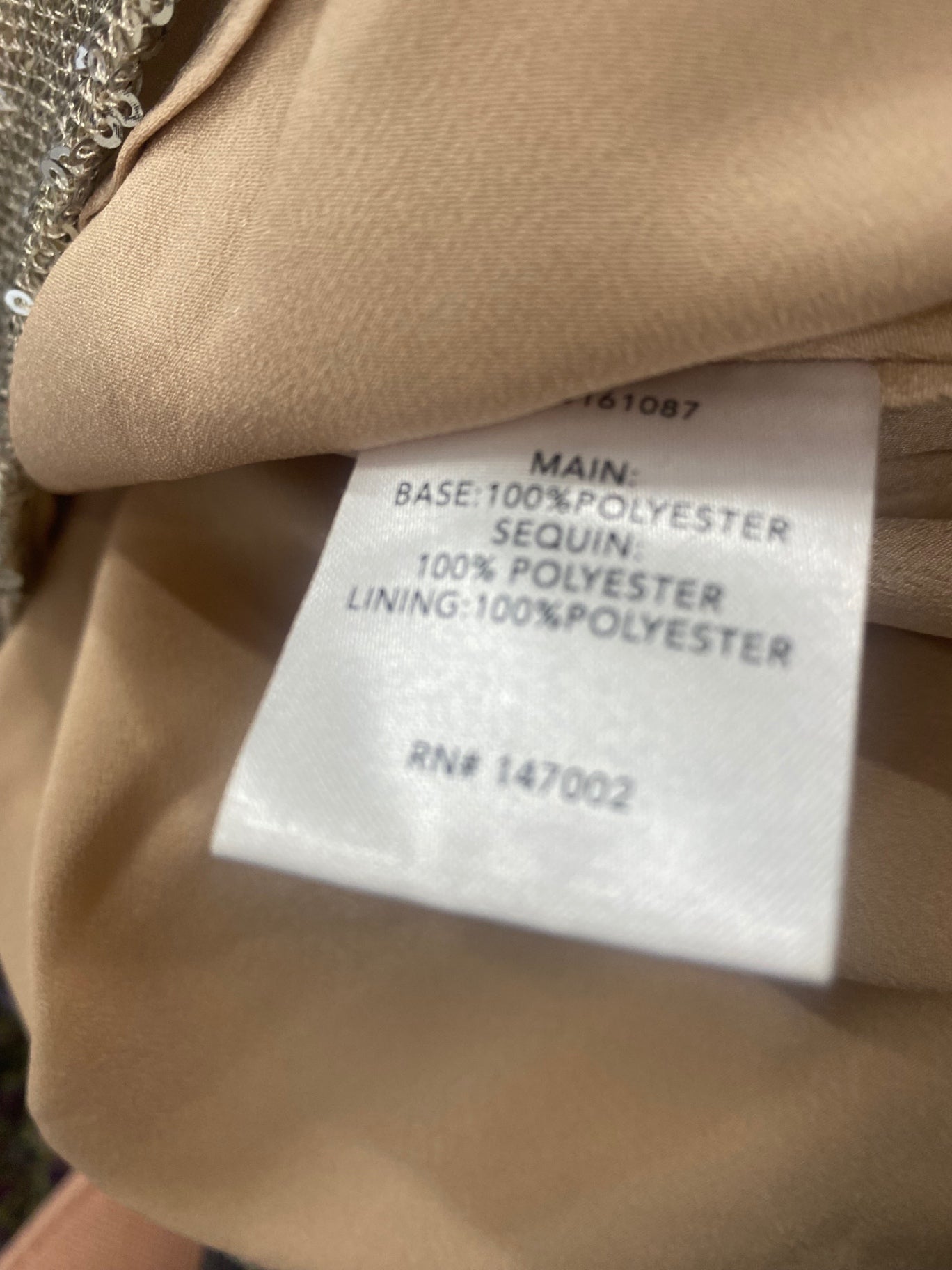 Fabulous TJD The Jetset Diaries shimmer party sequin Dress UKS Gold Sh493