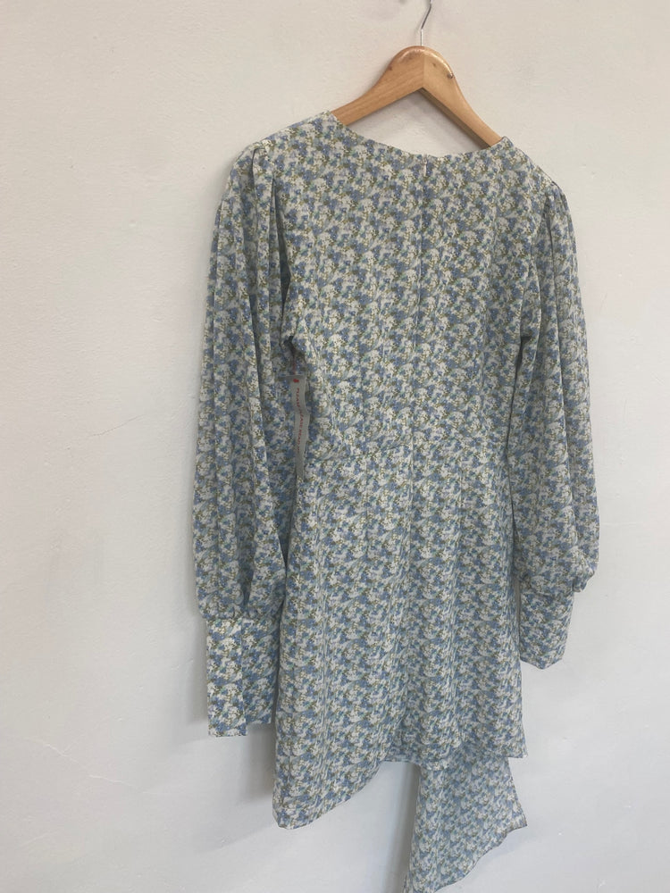 Fabulous Ghospell floral romantic ethereal Dress UKS Light Blue SH493