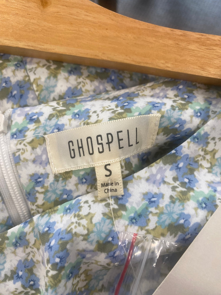 Fabulous Ghospell floral romantic ethereal Dress UKS Light Blue SH493