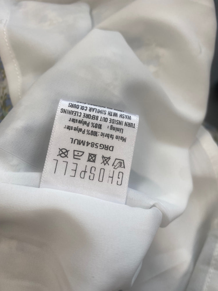 Fabulous Ghospell floral romantic ethereal Dress UKS Light Blue SH493