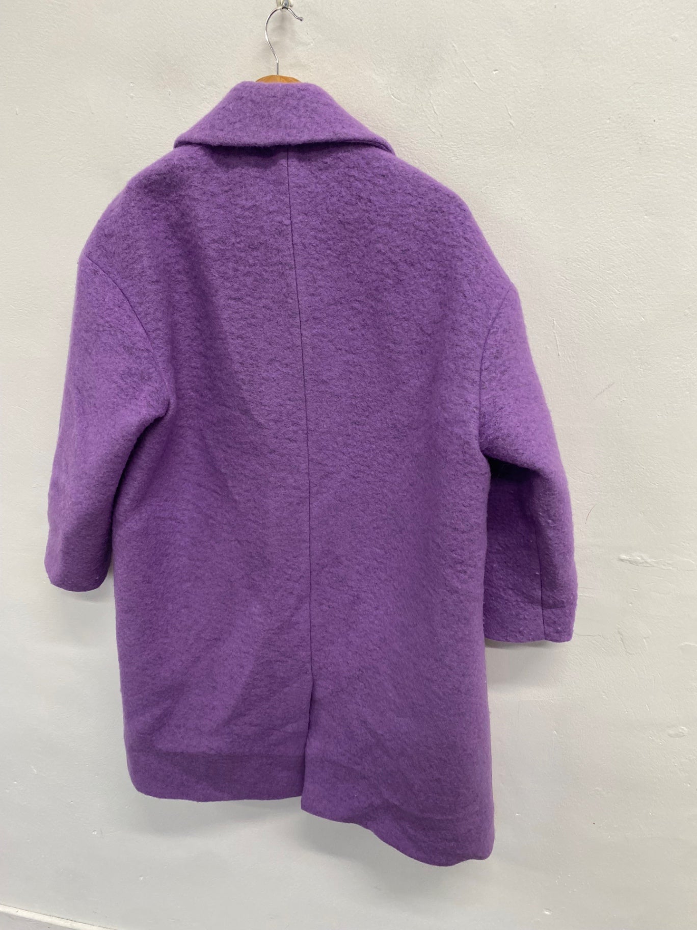 Fabulous Pedro del Hierro Longline jacket UK S Purple SH493