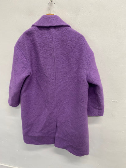 Fabulous Pedro del Hierro Longline jacket UK S Purple SH493