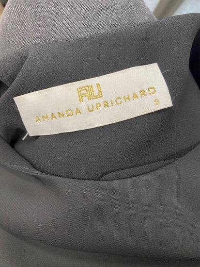 Fabulous Amanda Uprichard floaty chic evening Dress UKS Black