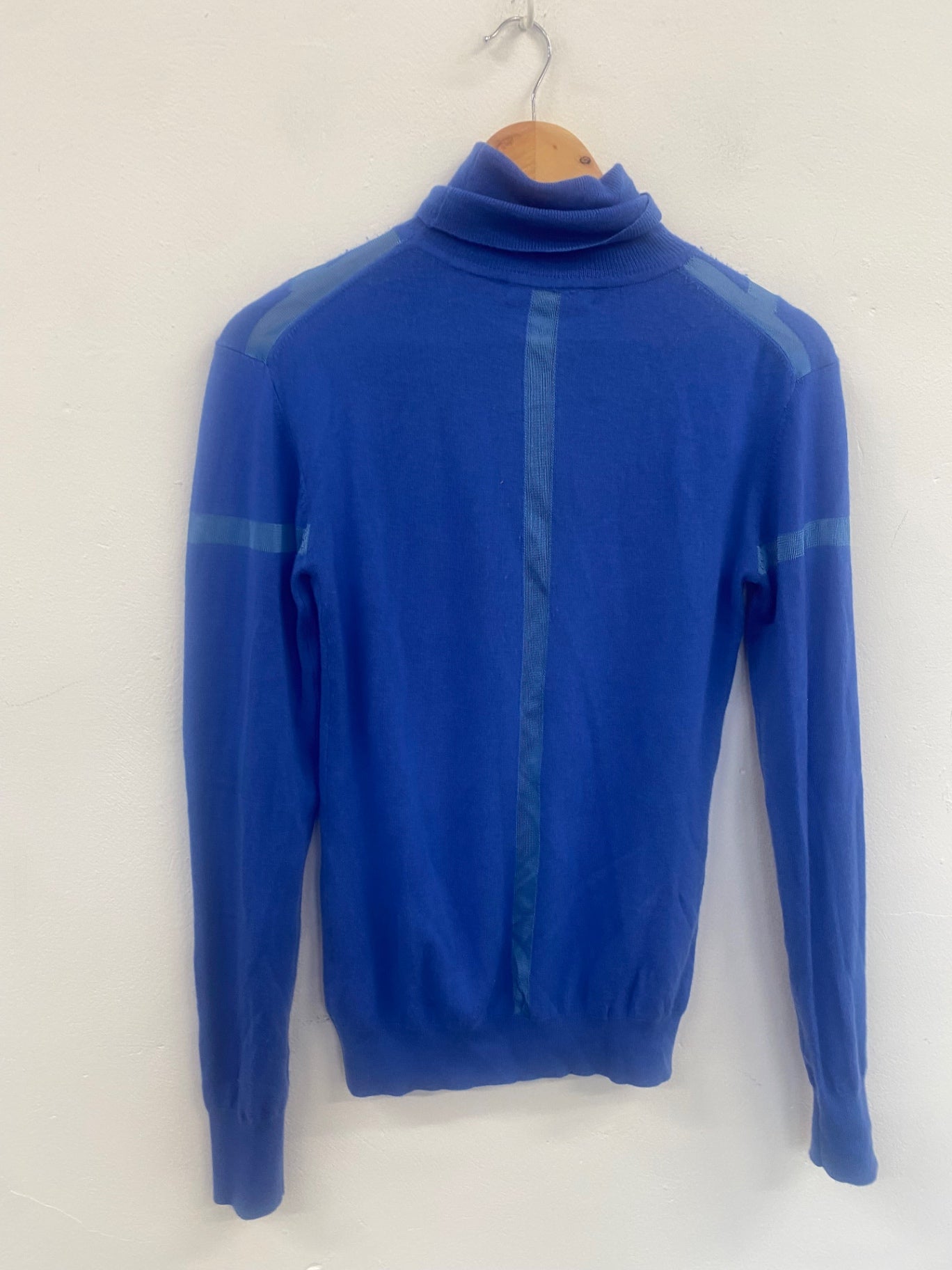 Fabulous Matthew Williamson cashmere blend Sweater UK12 Blue Stunning SH493