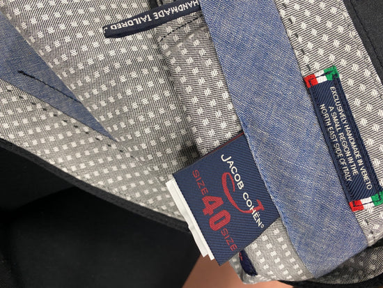 Fabulous Jacob Cohen pure wool Trousers W40" Dark Grey SH493