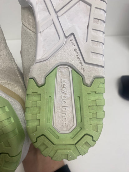 Fabulous New Balance 550 Turtledove Green Aura Sneakers UK6 White SH493