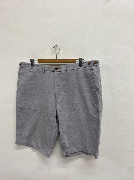 Fabulous Marks & Spencer chino Shorts W40" Grey check SH493