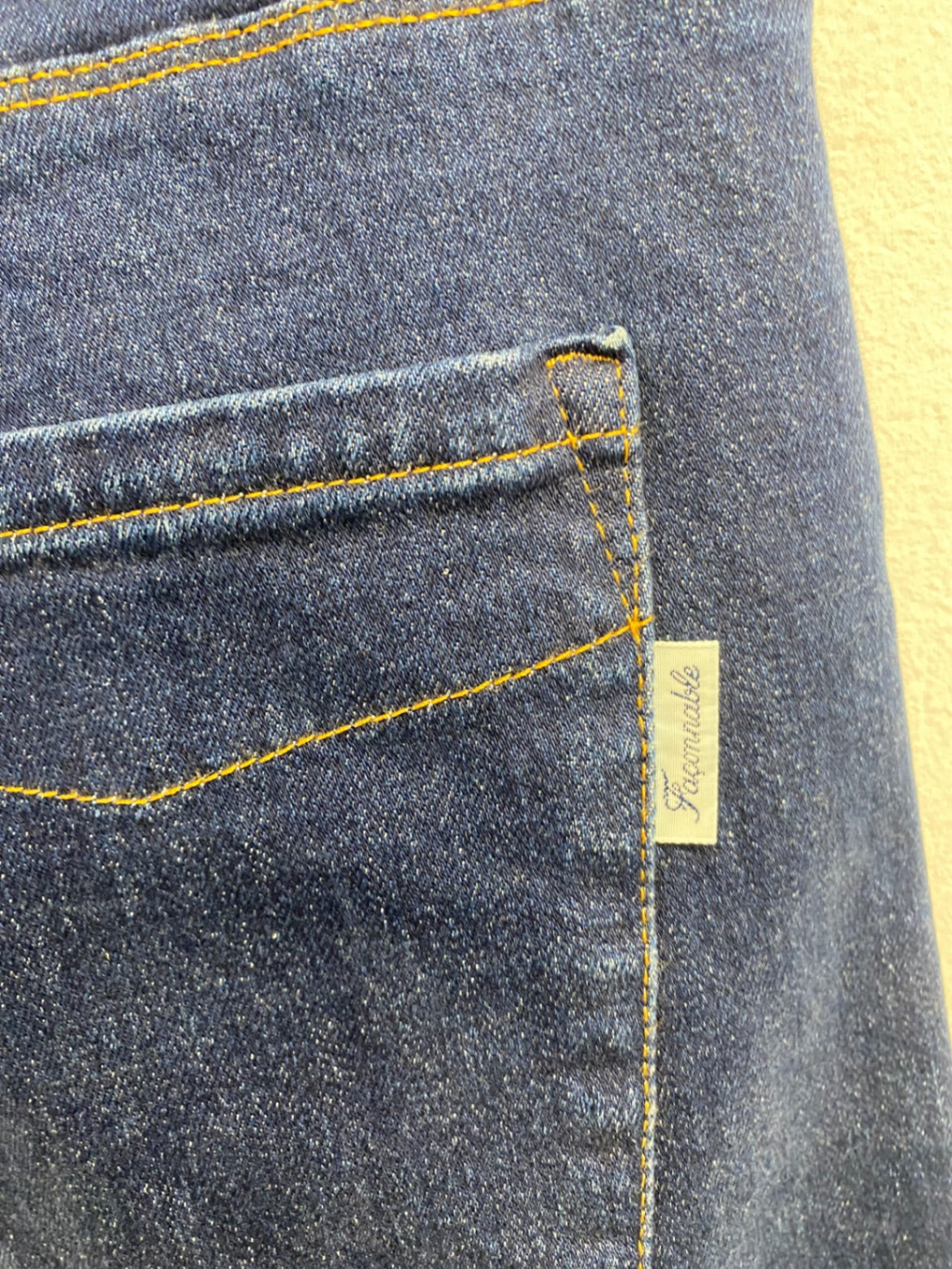 Fabulous Faconnable Straight jeans W38" Dark Blue SH493