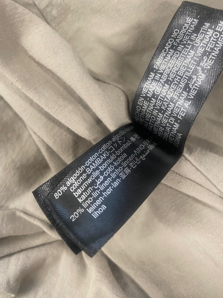 Fabulous Zara oversized Trench Coat UkM Beige SH493