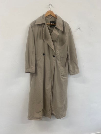 Fabulous Zara oversized Trench Coat UkM Beige SH493