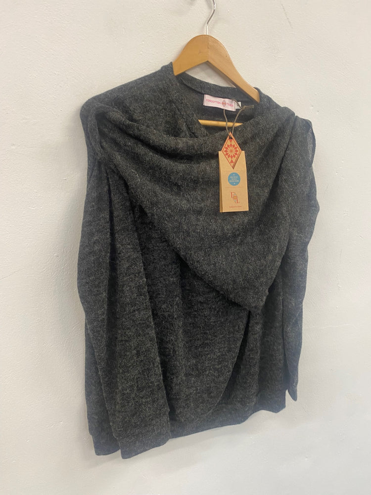 Fabulous Forgotten Tribes boho yoga Sweater UKS Dark Grey SH493