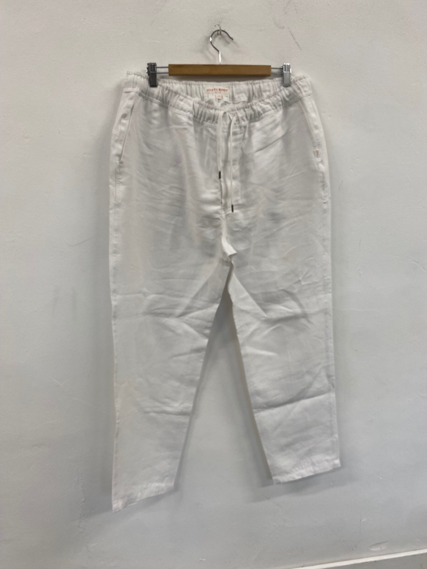 Wash Fabulous Derek Rose Loose fit trousers XXL White