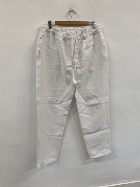 Wash Fabulous Derek Rose Loose fit trousers XXL White