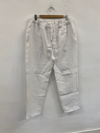 Wash Fabulous Derek Rose Loose fit trousers XXL White