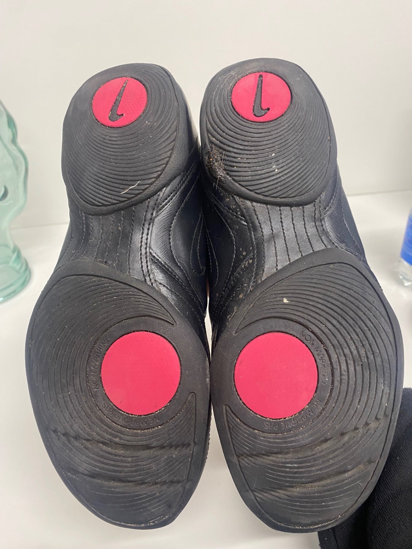 Fabulous Nike Mustique leather dance Sneakers UK5 Black SH493