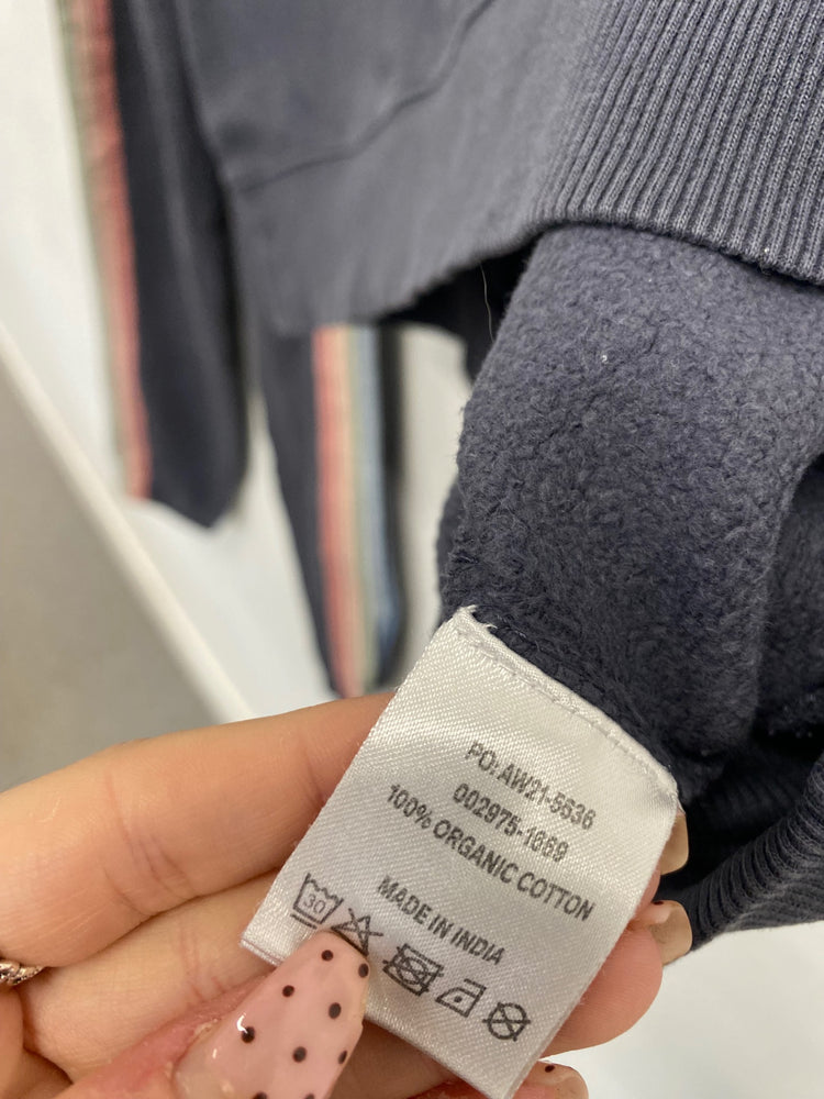 Fabulous Hush Two-piece set UK S/M Charcoal Grey side stripe #14 SH493