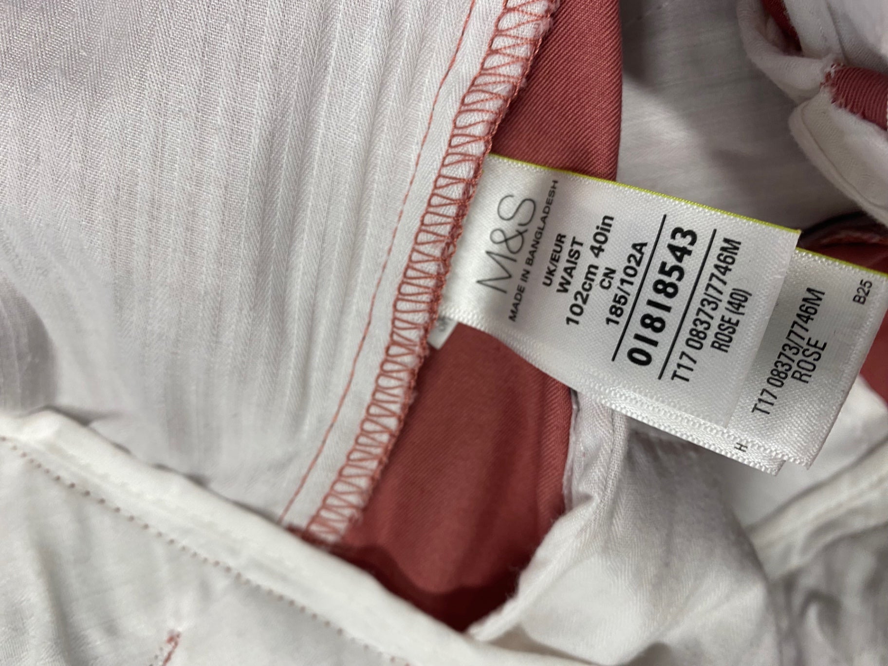 Fabulous Blue Harbour Chino Shorts W40" Red SH493