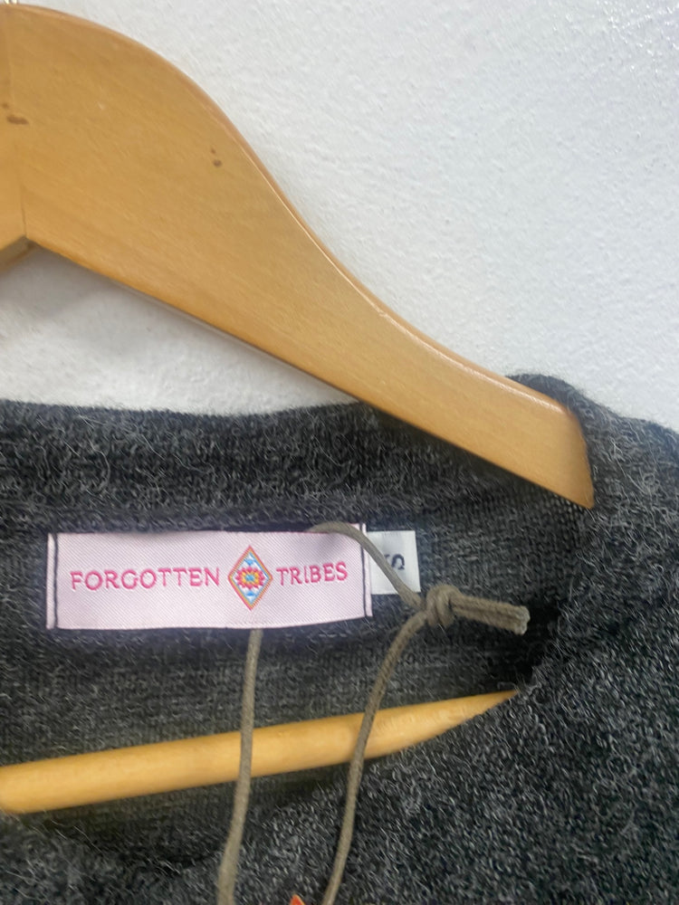 Fabulous Forgotten Tribes boho yoga Sweater UKS Dark Grey SH493