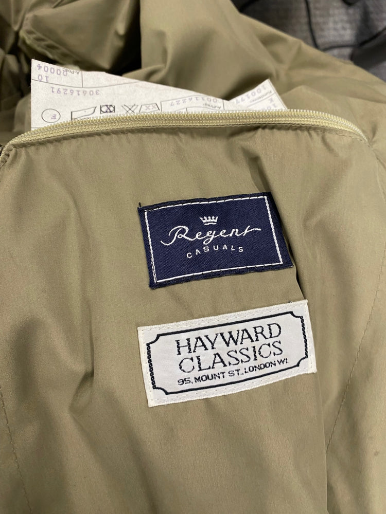 Fabulous Hayward Classic Regent Casuals Trench Coat XXL Khaki Rare SH493