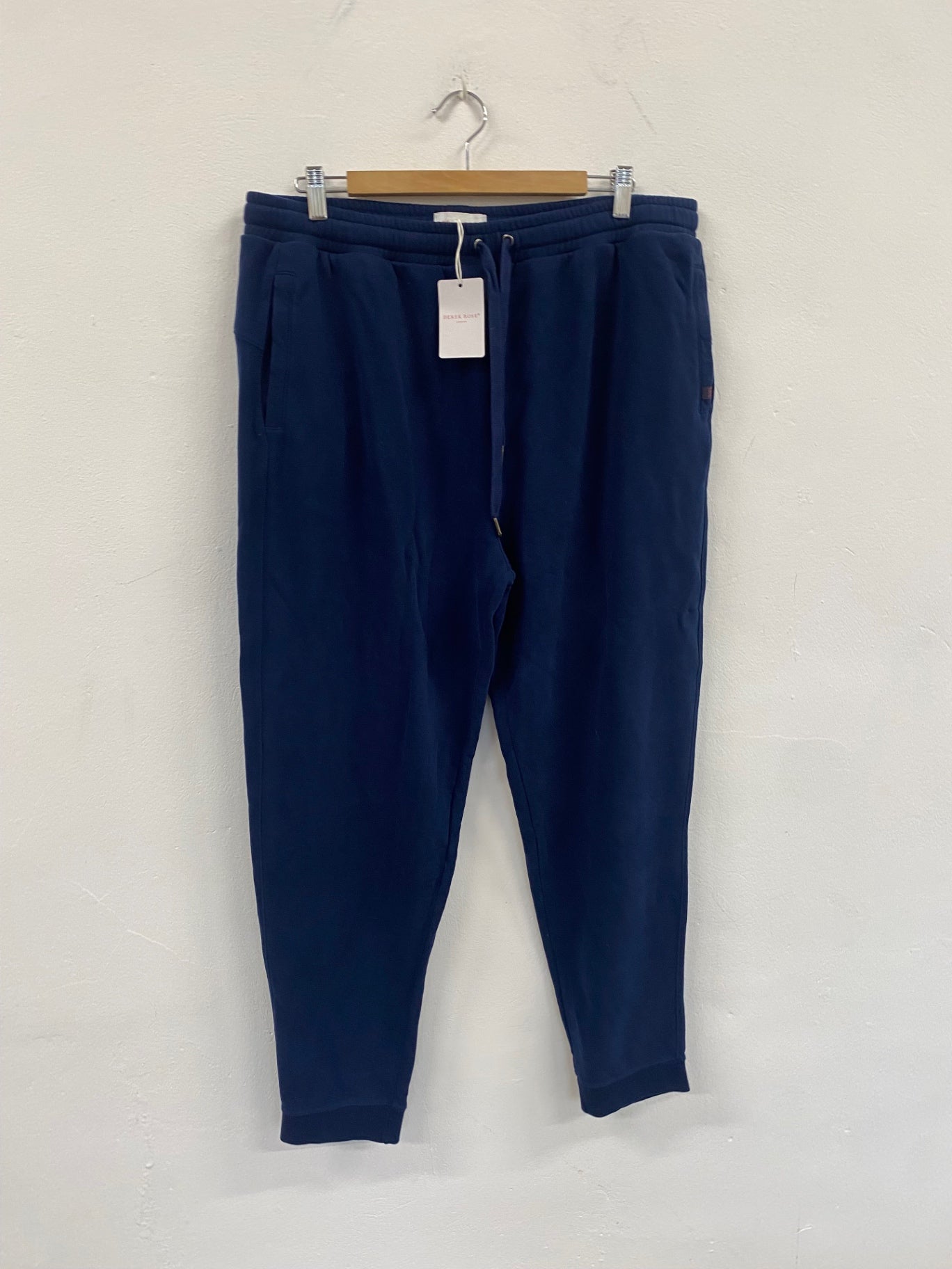 Fabulous Derek Rose pure cotton Joggers XXL Navy blue
