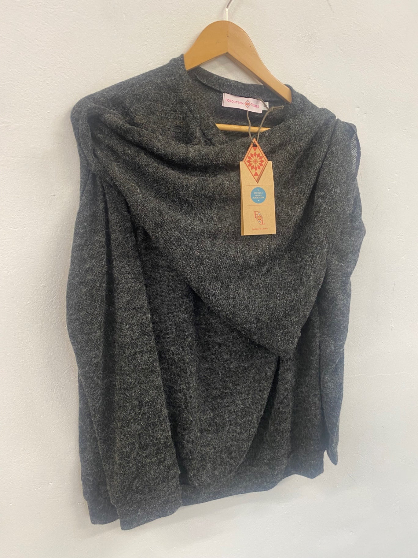 Fabulous Forgotten Tribes boho yoga Sweater UKS Dark Grey SH493