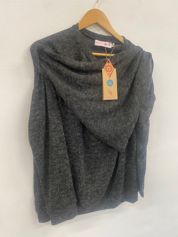 Fabulous Forgotten Tribes boho yoga Sweater UKS Dark Grey SH493