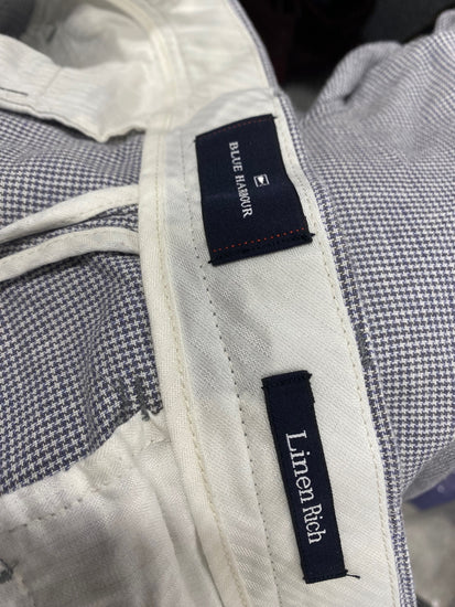 Fabulous Marks & Spencer chino Shorts W40" Grey check SH493