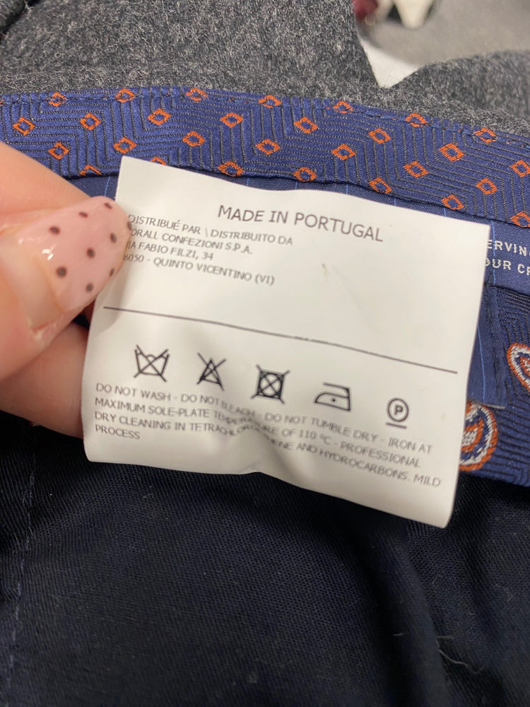 Fabulous Pal zileri concept wool Tailored trousers W42” Dark Grey SH493