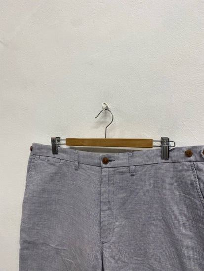 Fabulous Marks & Spencer chino Shorts W40" Grey check SH493